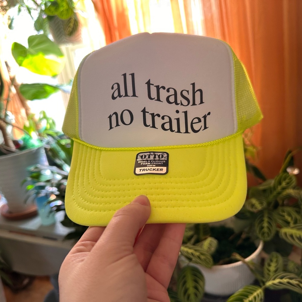 Otto Trucker Hat Neon Yellow